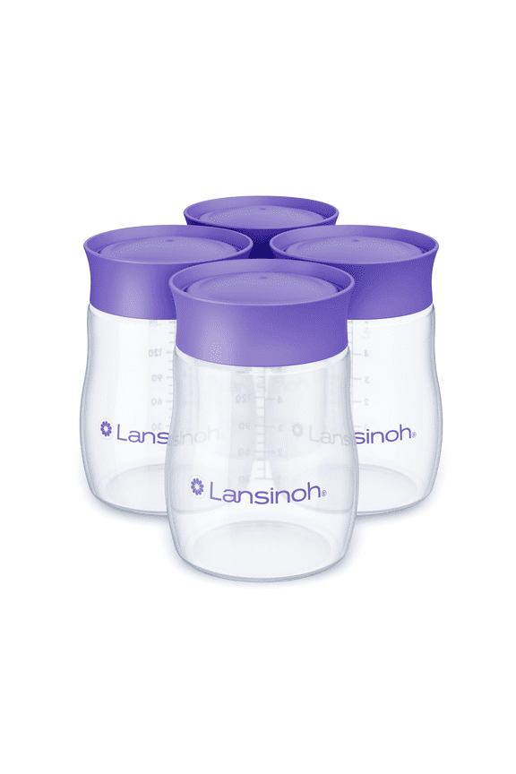 Breastmilk Storage Breast Pump Bottles, 4 Count