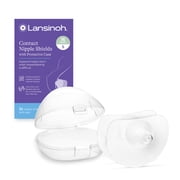 Lansinoh Contact Nipple Shields, 2 Nipple Shields 16mm and Case