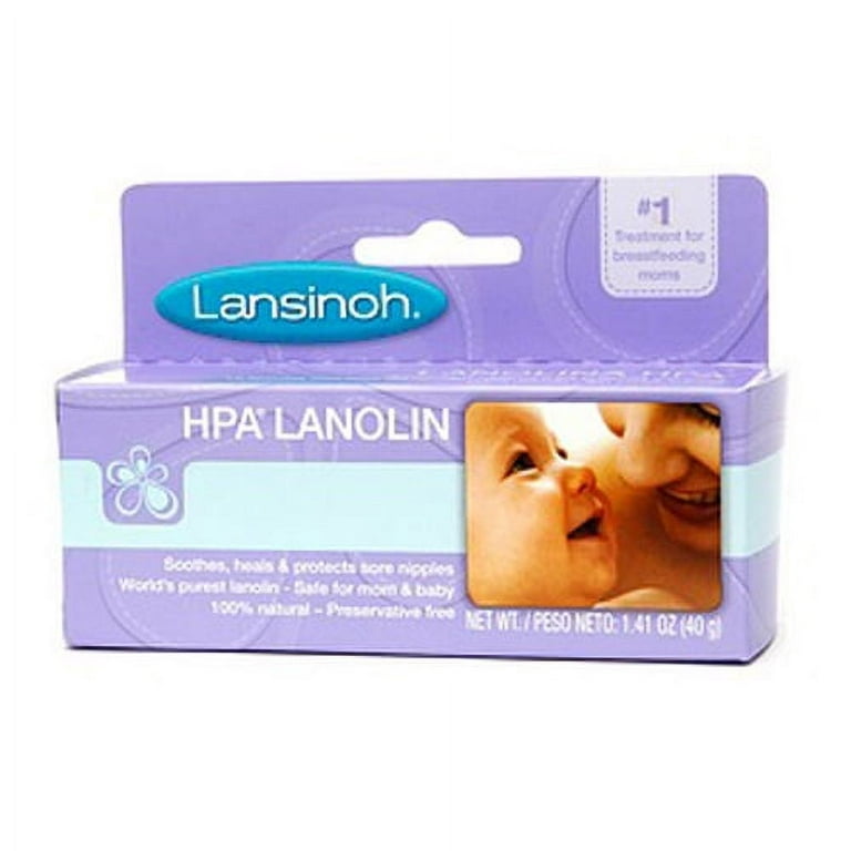 Lansinoh Lanolin Nipple Cream, Safe For Baby And Mom