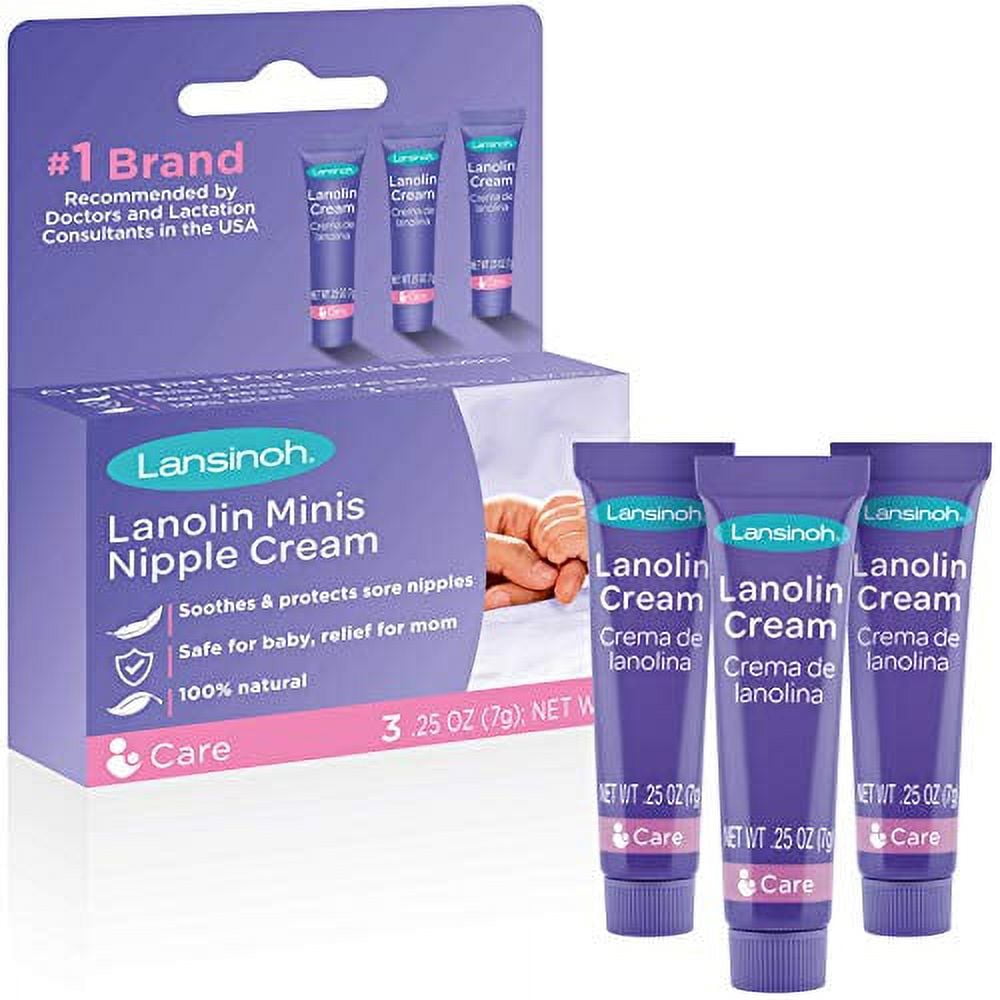 Lansinoh Lanolin Nipple Cream for Breastfeeding, 1.41 oz + .25 oz Bonus  Tube 