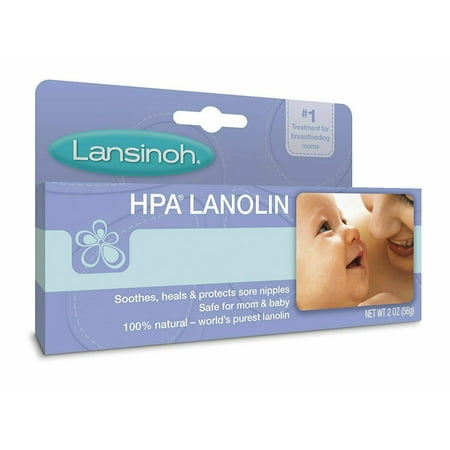 Lansinoh Lanolin for Breastfeeding Mothers Soothes Sore Nipples 1.41 oz.