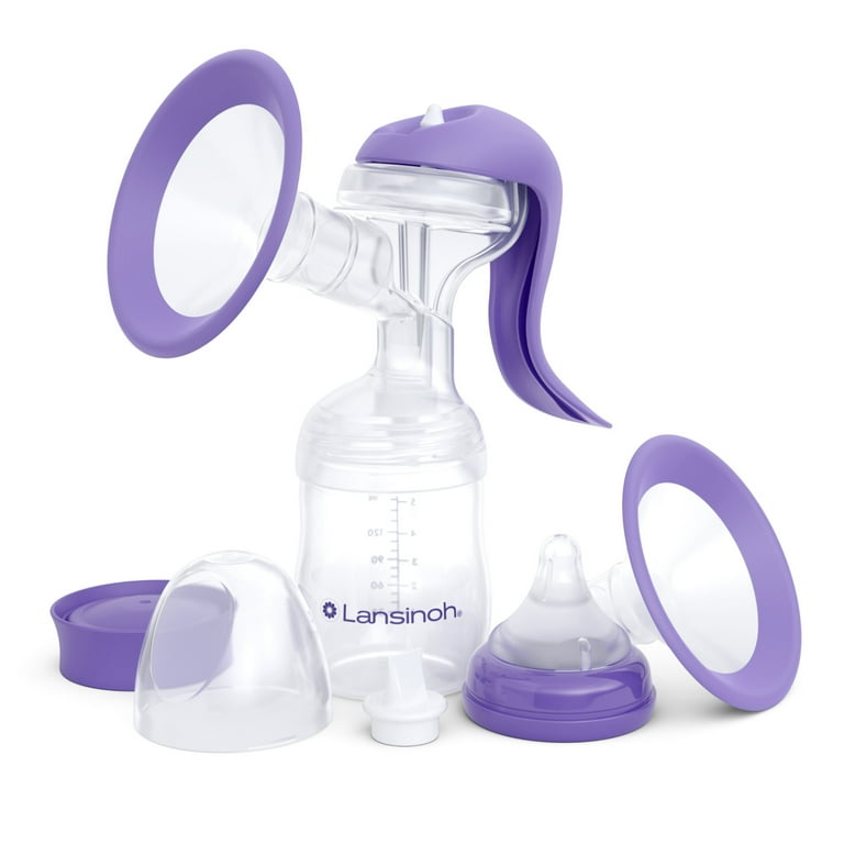 Lansinoh Manual Breast Pump, Hand Pump for Breastfeeding HSA/FSA