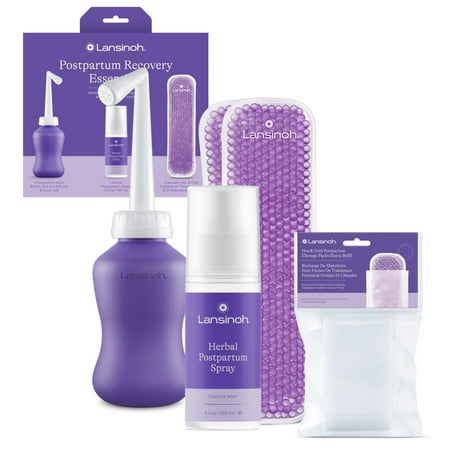 Lansinoh Postpartum Essentials Recovery Bundle, Postpartum Perineal Care Kit, 3.5 fl oz