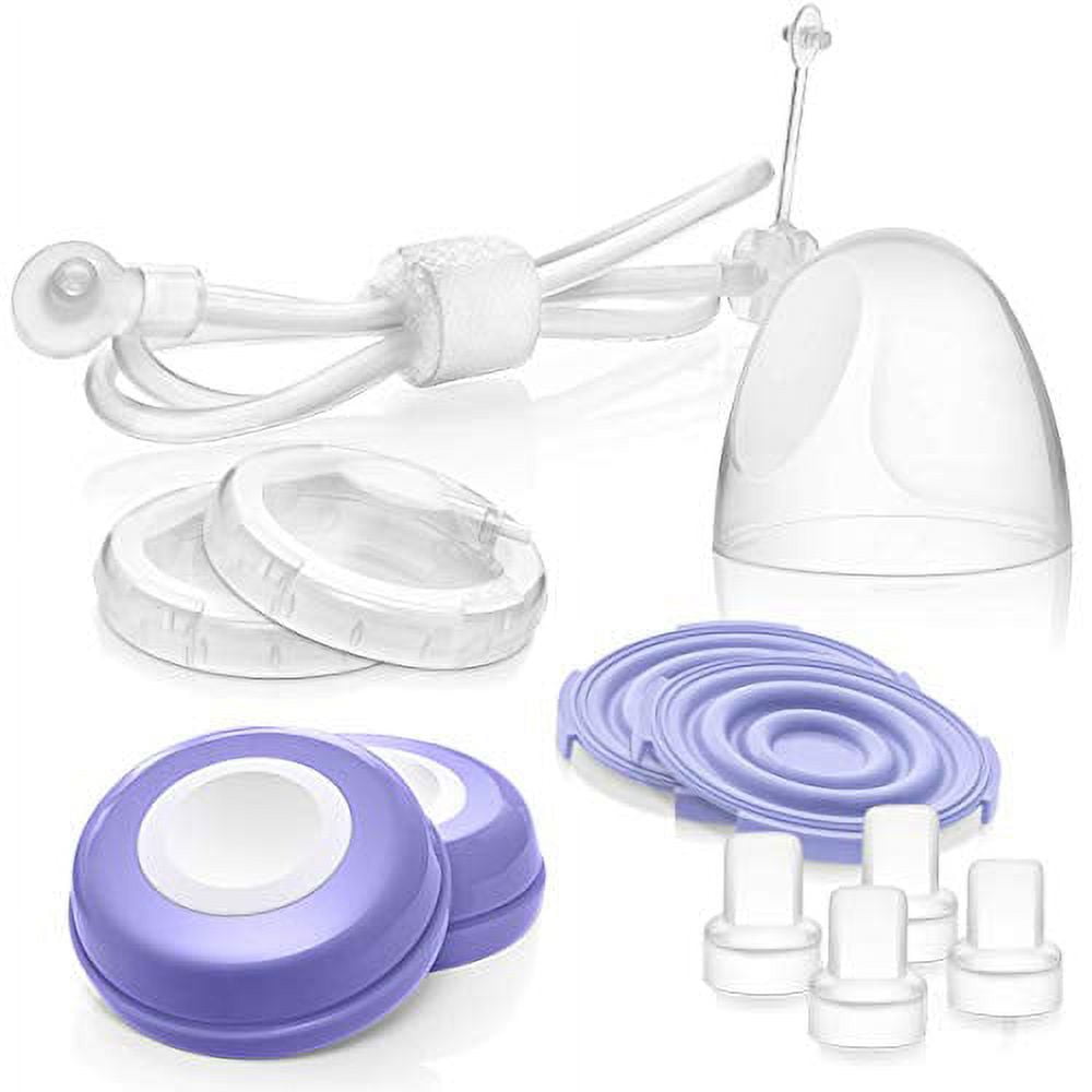 Lansinoh Double Electric Breast Pump Parts Bundle, Milk Extractor