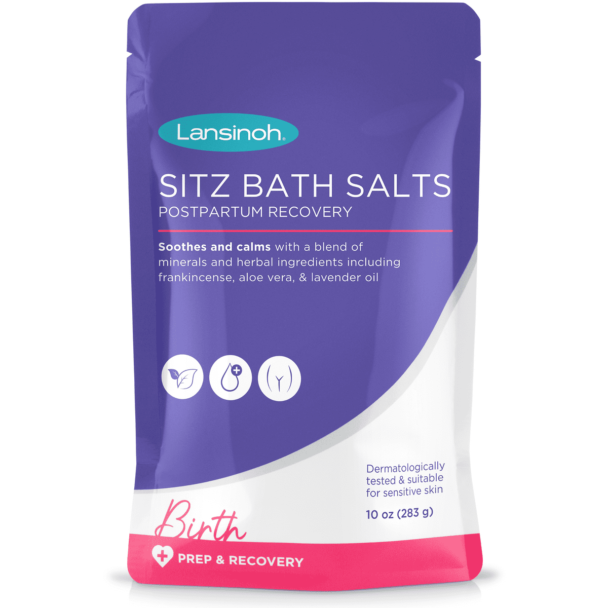 Lansinoh Soothing Sitz Bath Salts Postpartum Essentials - 10oz