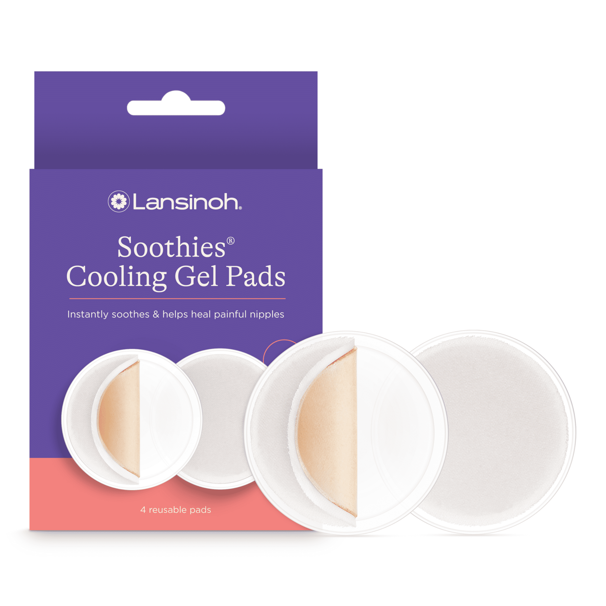 新品未開封　Silicone band 2個セット　t_no_t_le Lansinoh Soothies Cooling Gel Pads for Breastfeeding Moms, 2 Count