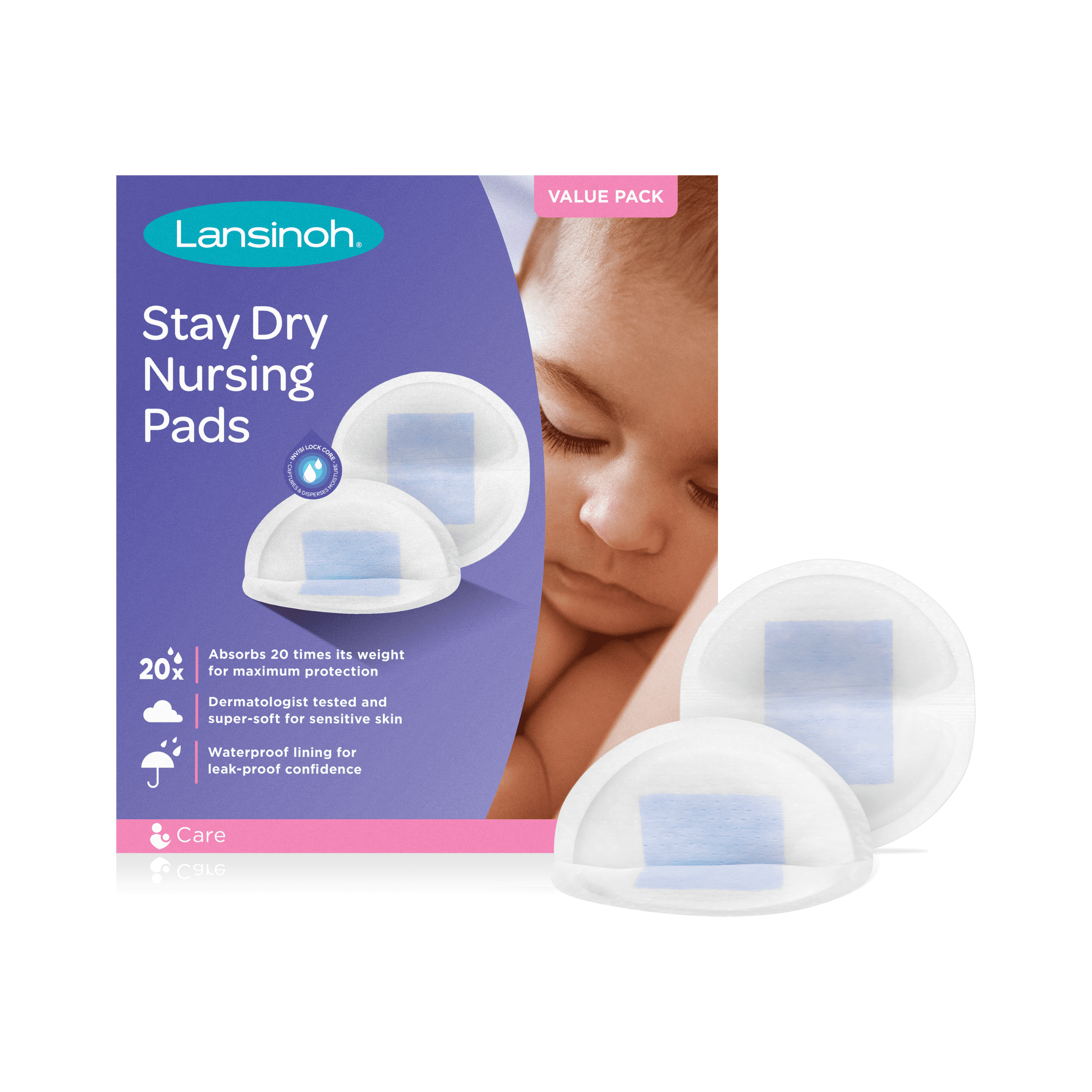 Lansinoh Stay Dry Disposable Nursing Pads, Soft and Super Absorbent