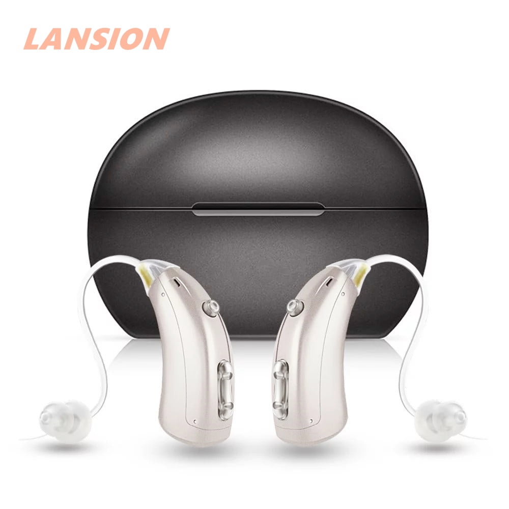 Lansion Rechargeable Hearing Amplifier for Seniors, Behind the Ear