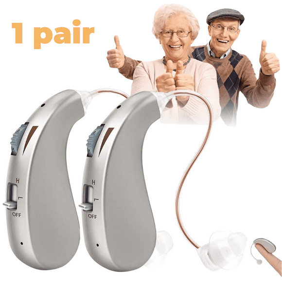 Lansion Sound Amplifier , Behind-The-Ear (BTE) Ear Amplifier for Seniors and Adults