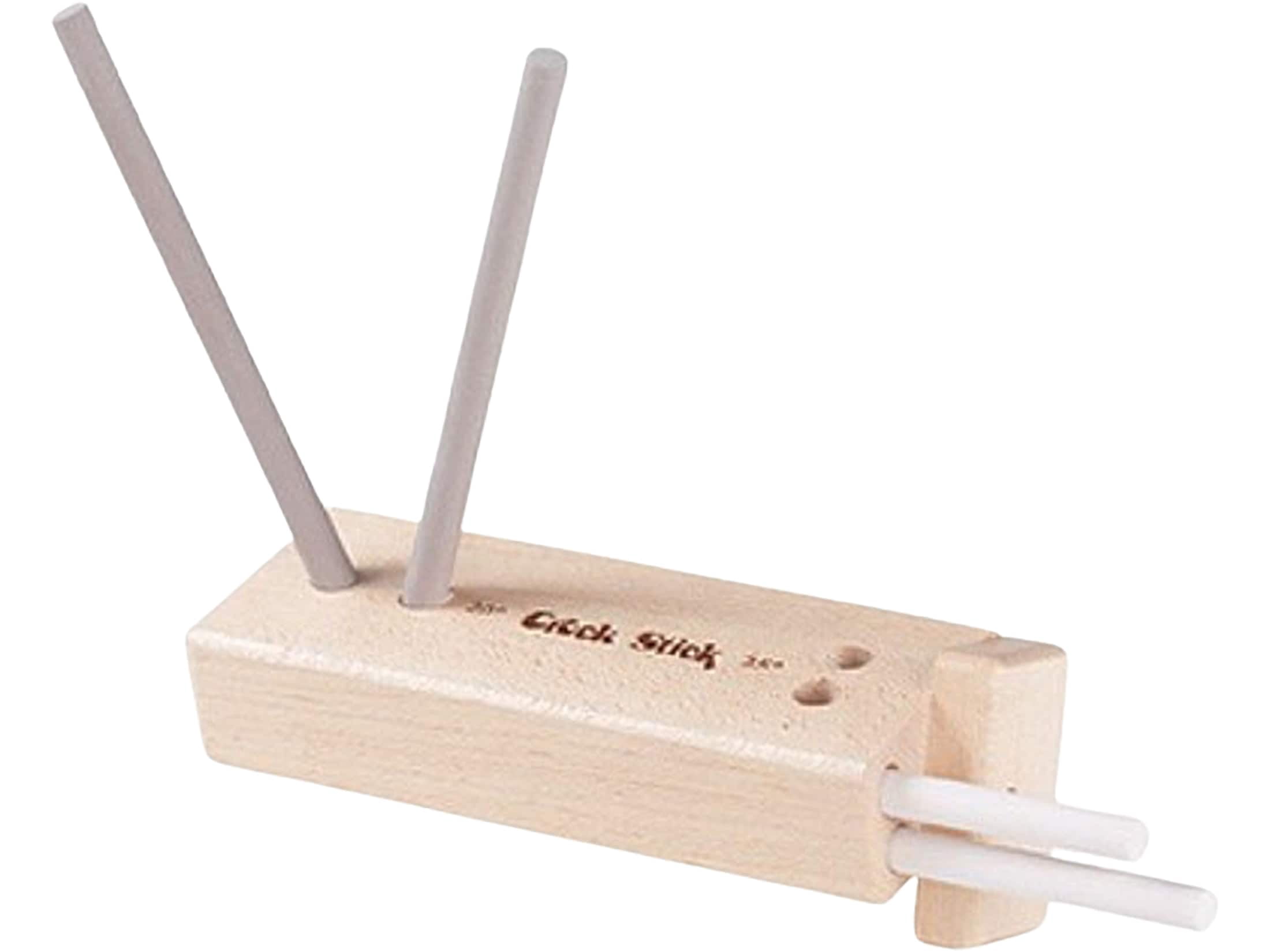 Lansky 4-Rod Turn Box Hardwood Ceramic Knife Sharpener Medium & Fine Grit #LCD5D