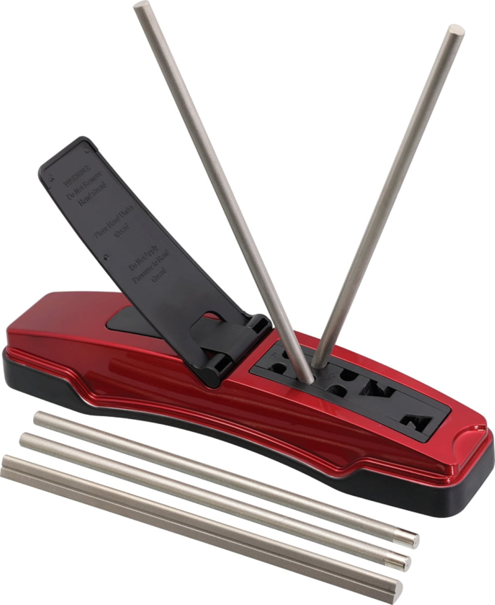 Lansky Master's Edge All Diamond Knife Sharpener, Efficient and Versatile Knife Sharpening System for Kitchen and Outdoor Knives - MEDGE1D