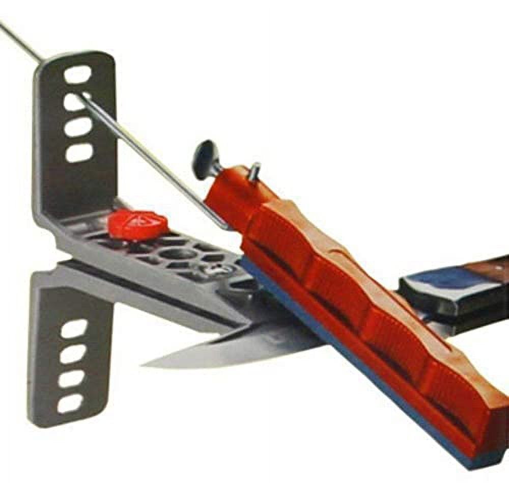 Lansky Standard Knife Sharpening System 3Stone Ceramic Knife Sharpener Kit with Honing Oil
