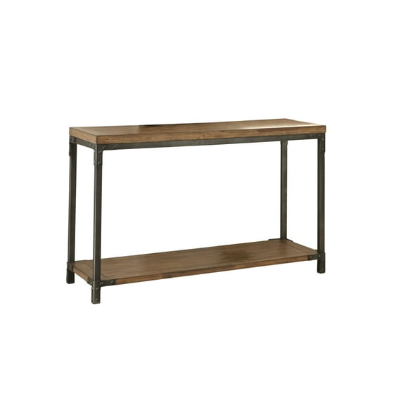 Steve Silver Lantana Rustic Console Entryway Table, Antique Brown Honey