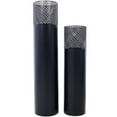 thumbnail image 1 of Lantern Column, Set of 2, Decorative Column for Garden in Industrial Design, Lantern for Outdoor and Indoor, Lantern Including Candles, Oriental, 37 1/2+ 29 1/2 in, 1 of 15