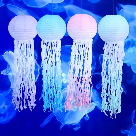 Lantern Lamp,Birthday Decoration Round Paper Lanterns Birthday Color Film Lanterns Decoration Round Color