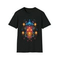 thumbnail image 1 of Lantern Lights Graphic Tee Unisex T-Shirt Boho Festival, 1 of 3
