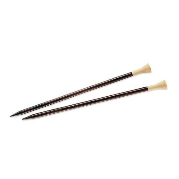 Lantern Moon 14" Ebony Single Point Knitting Needles US 17 (12.0mm)