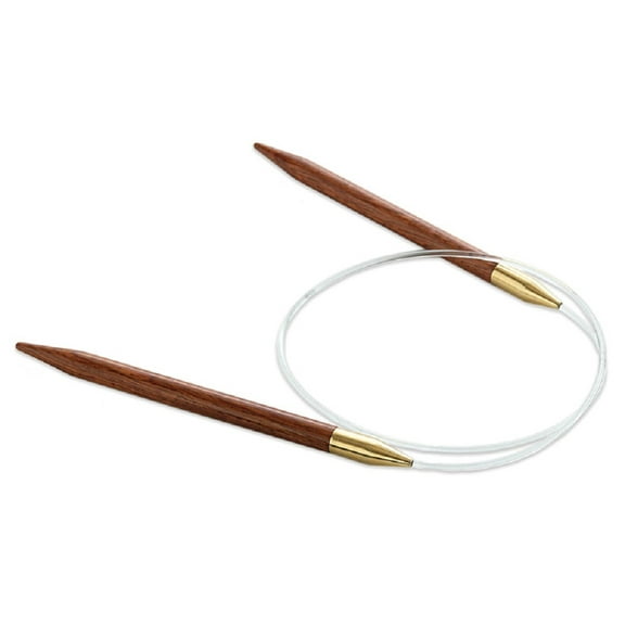 Lantern Moon 16" Circular Rosewood Knitting Needle US 10.5