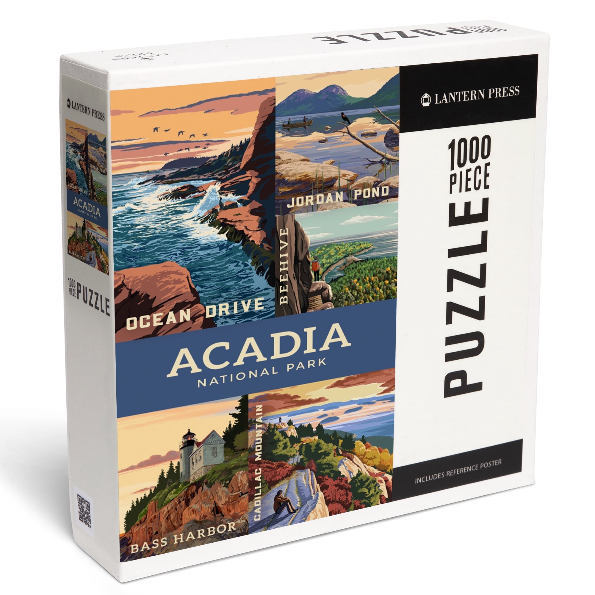 Lantern Press 1000 Piece Jigsaw Puzzle - Acadia National Park Maine Hike Beehive Fall Scene