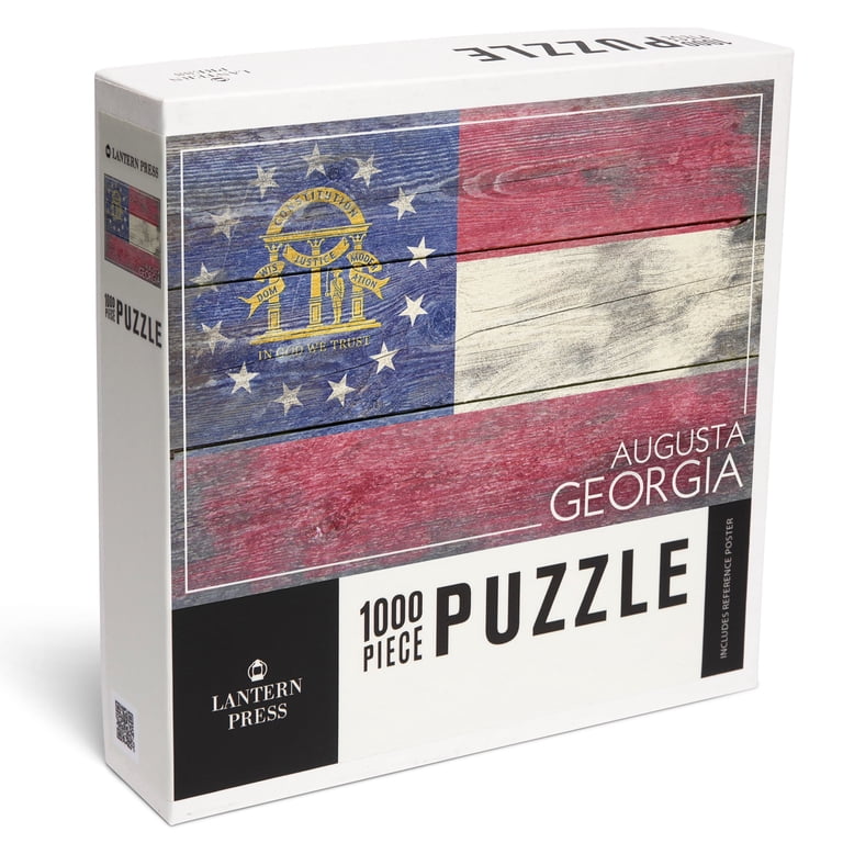 Lantern Press 1000 Piece Jigsaw Puzzle, Augusta, Georgia, Rustic