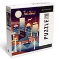 thumbnail image 1 of Lantern Press 1000 Piece Jigsaw Puzzle, Boston, Massachusetts, Retro Skyline Chromatic Series, 1 of 5