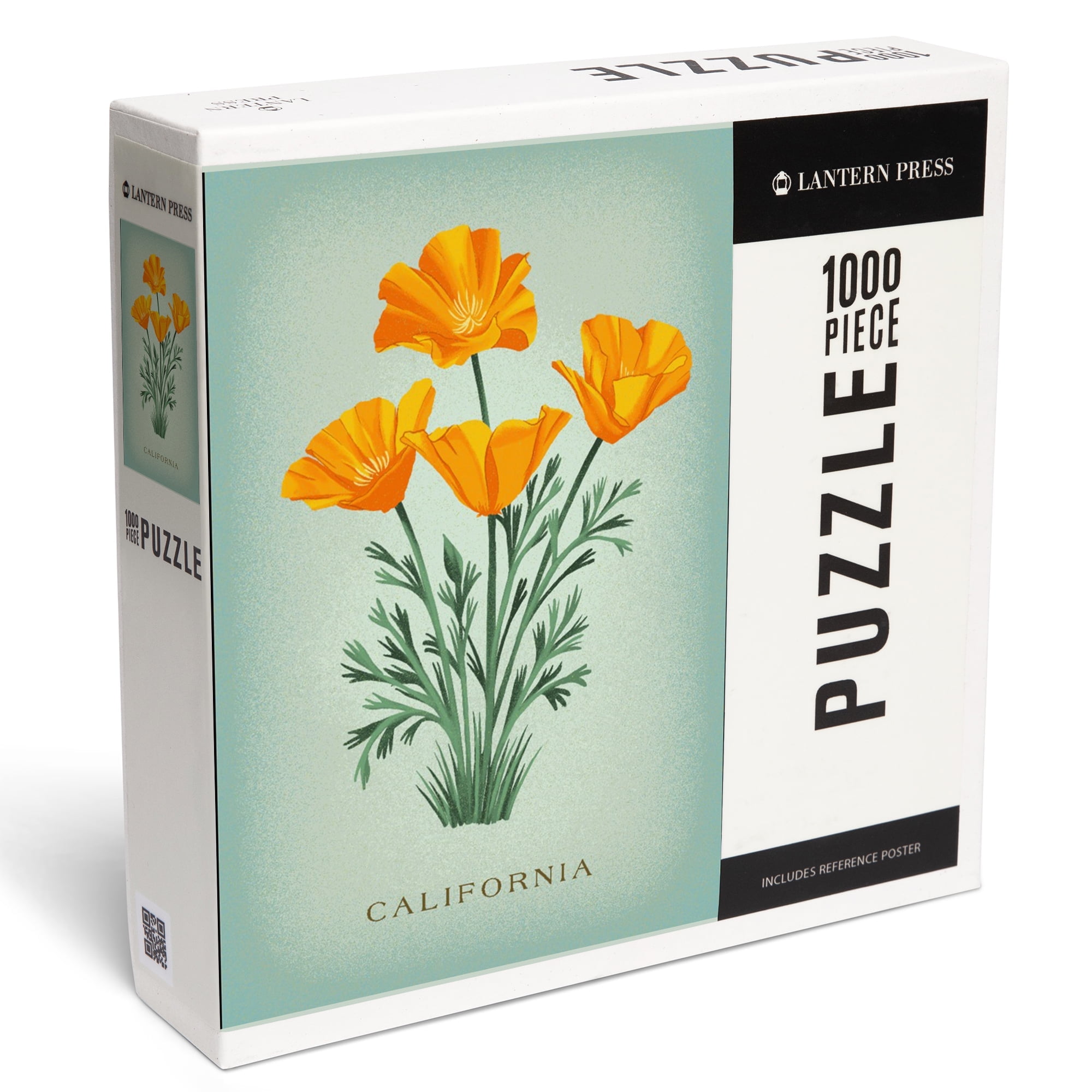 Lantern Press 1000 Piece Jigsaw Puzzle, California, Vintage Flora ...