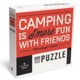 thumbnail image 1 of Lantern Press 1000 Piece Jigsaw Puzzle, Chincoteague Island, Virginia, Camping is S'more Fun with Friends, 1 of 5