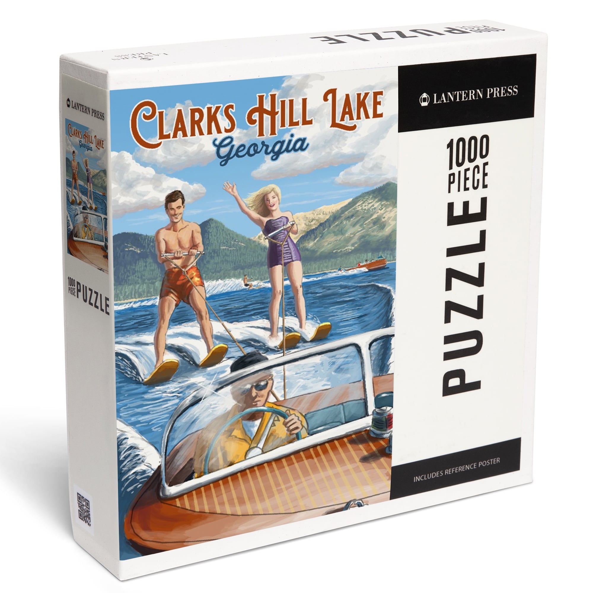 Lantern Press 1000 Piece Jigsaw Puzzle, Clarks Hill Lake, Georgia