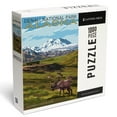 thumbnail image 1 of Lantern Press 1000 Piece Jigsaw Puzzle, Denali National Park, Alaska, Caribou and Stoney Overlook, 1 of 5