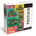 thumbnail image 1 of Lantern Press 1000 Piece Jigsaw Puzzle, Distressed Vector, Collage, Ready To Roam, 1 of 5