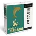 thumbnail image 1 of Lantern Press 1000 Piece Jigsaw Puzzle, Dolphin, Geometric, Make a Splash, 1 of 5