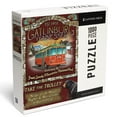 thumbnail image 1 of Lantern Press 1000 Piece Jigsaw Puzzle, Gatlinburg, Tennessee, Trolley Vintage Sign, 1 of 5