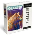 thumbnail image 1 of Lantern Press 1000 Piece Jigsaw Puzzle, Glacier National Park, Montana, Vivid Grizzly Bear, 1 of 5