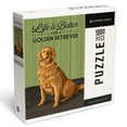 thumbnail image 1 of Lantern Press 1000 Piece Jigsaw Puzzle, Golden Retriever, Life is Better, 1 of 5
