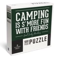 thumbnail image 1 of Lantern Press 1000 Piece Jigsaw Puzzle, Great Smoky Mountains, Camping is S'more Fun, Rustic, Simply Said, 1 of 5