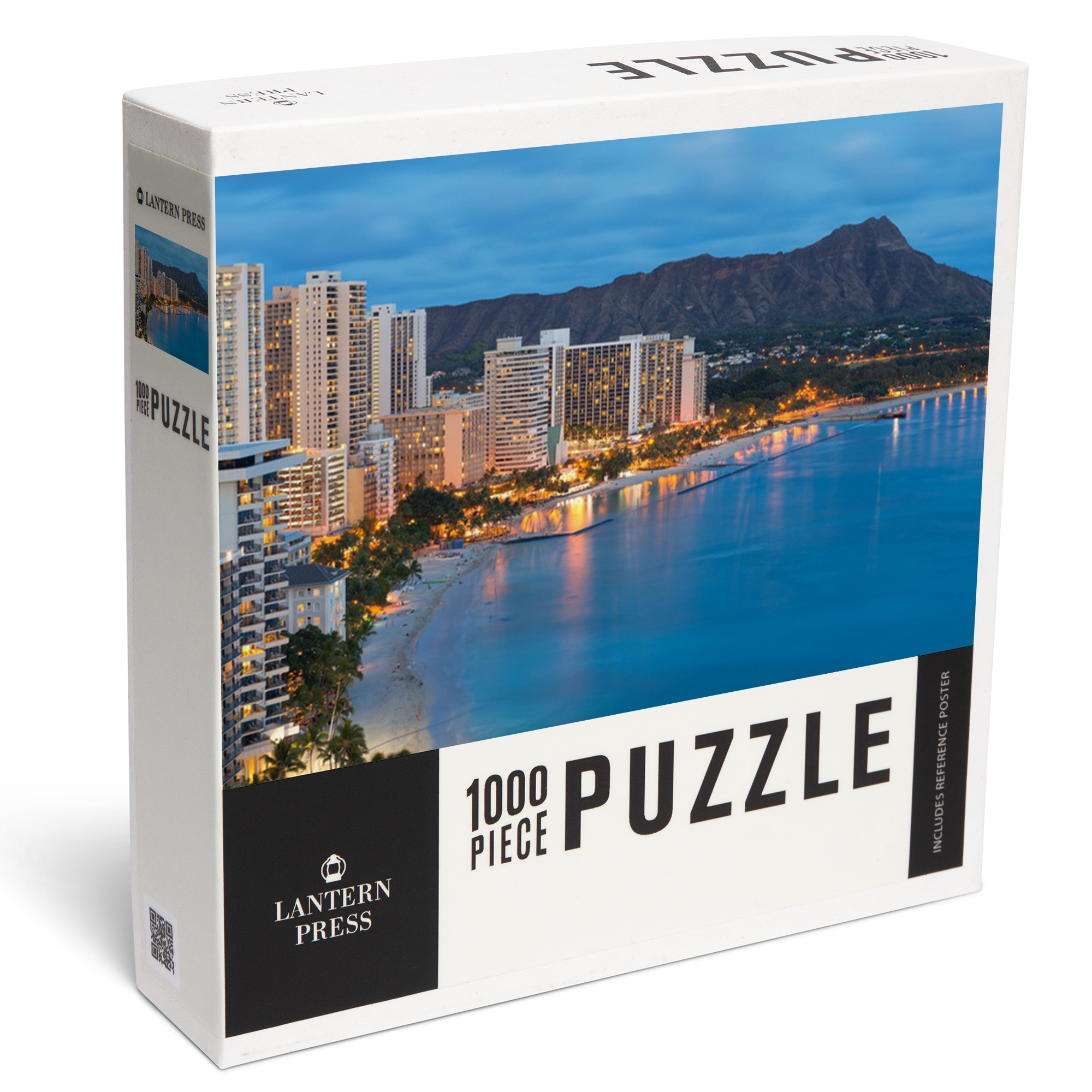 Lantern Press 1000 Piece Jigsaw Puzzle, Honolulu, Hawaii, Honolulu City