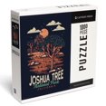 thumbnail image 1 of Lantern Press 1000 Piece Jigsaw Puzzle, Joshua Tree National Park, California, Distressed Vector, 1 of 5