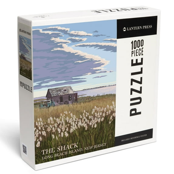 Lantern Press 1000 Piece Jigsaw Puzzle, Long Beach Island, New Jersey, The Shack