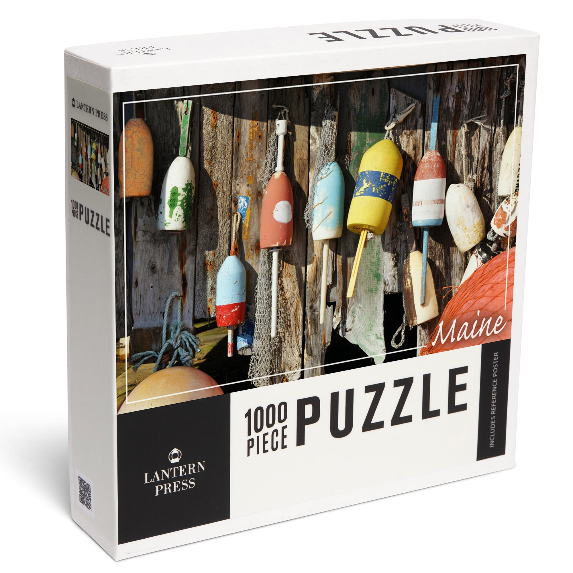 Lantern Press 1000 Piece Jigsaw Puzzle, Maine, Buoys - Walmart.com