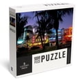 thumbnail image 1 of Lantern Press 1000 Piece Jigsaw Puzzle, Miami, Florida, Ocean Drive at Night, 1 of 5