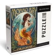 thumbnail image 1 of Lantern Press 1000 Piece Jigsaw Puzzle, Morro Bay, CA, Mermaid, 1 of 5