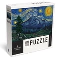 thumbnail image 1 of Lantern Press 1000 Piece Jigsaw Puzzle, Mount Rainier National Park, Washington, Starry Night National Park Series, Contour, 1 of 5
