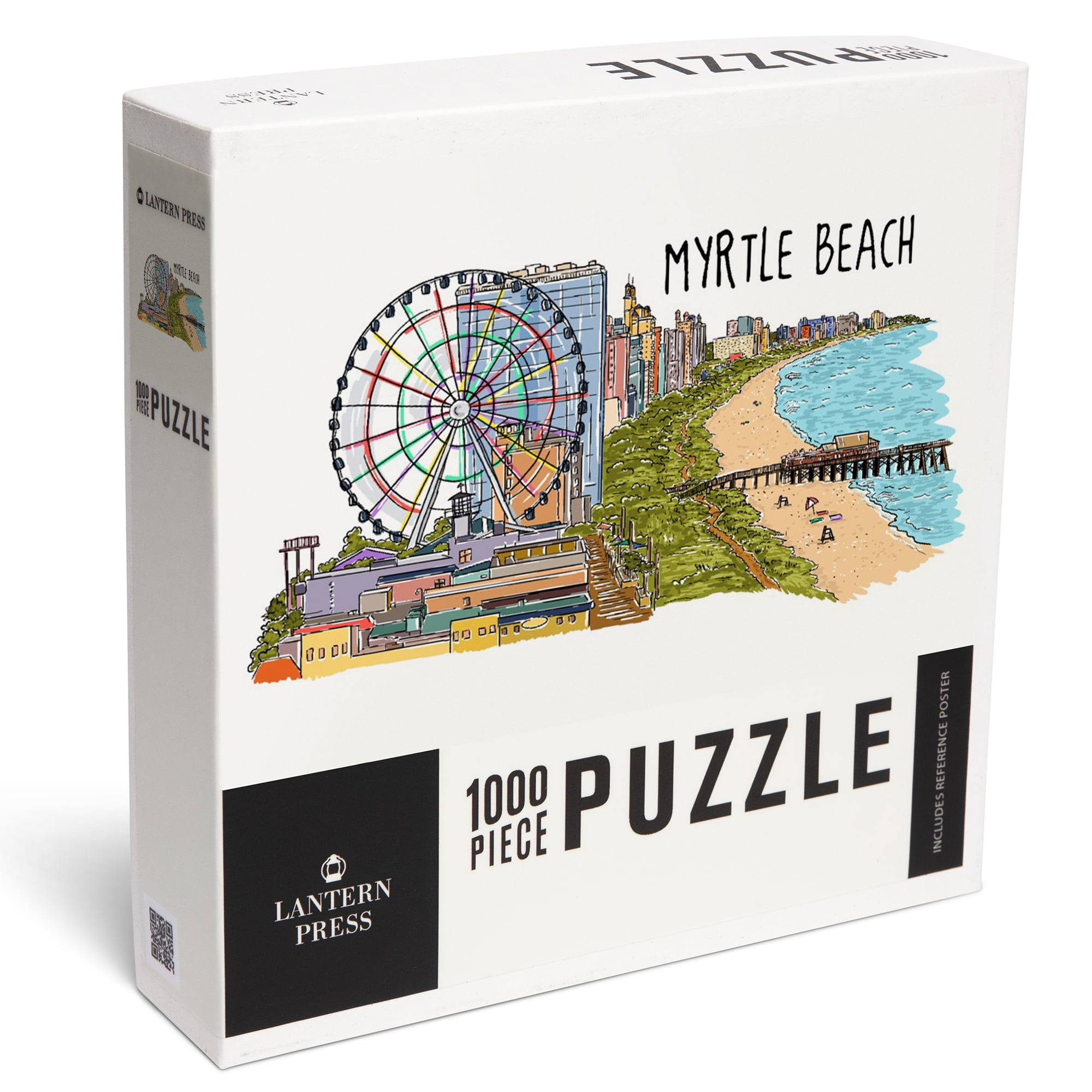 Lantern Press 1000 Piece Jigsaw Puzzle, Myrtle Beach, South Carolina