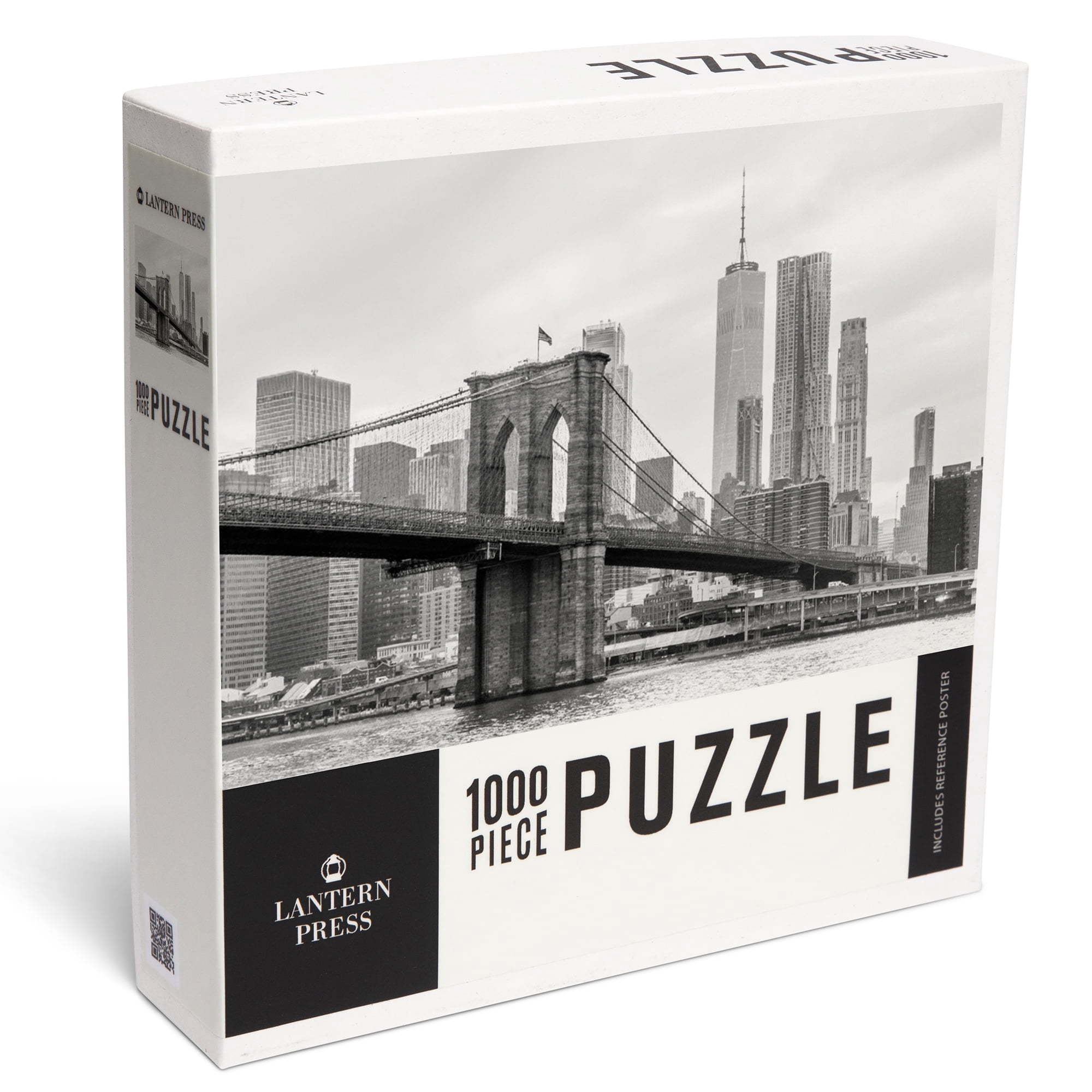 Lantern Press 1000 Piece Jigsaw Puzzle, New York City, Brooklyn Bridge ...