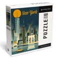 thumbnail image 1 of Lantern Press 1000 Piece Jigsaw Puzzle, New York City, Retro Skyline Series, 1 of 5