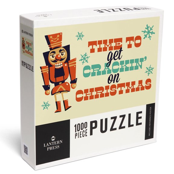 Lantern Press 1000 Piece Jigsaw Puzzle, Nutcracker, Retro Christmas