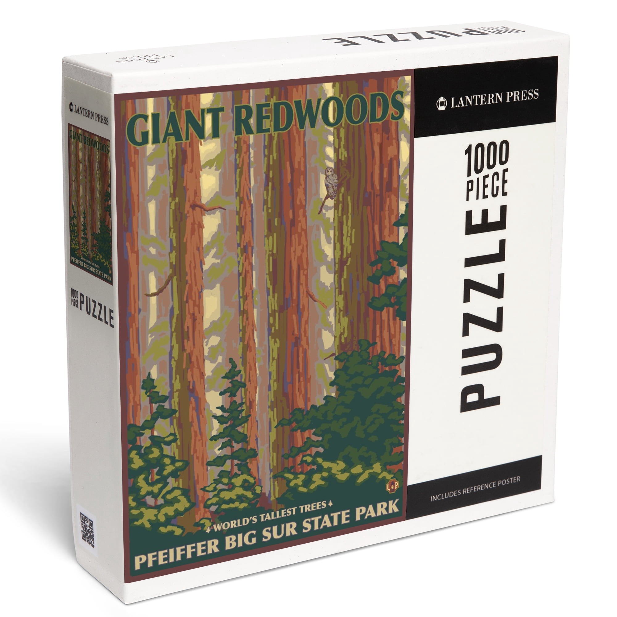 Lantern Press 1000 Piece Jigsaw Puzzle, Pfeiffer Big Sur Park