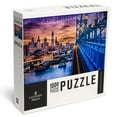 thumbnail image 1 of Lantern Press 1000 Piece Jigsaw Puzzle, Philadelphia, Pennsylvania, Skyline and Bridge Sunset, 1 of 5
