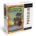 thumbnail image 1 of Lantern Press 1000 Piece Jigsaw Puzzle, Pirate Ship on Pursuit, 1 of 5