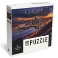 thumbnail image 1 of Lantern Press 1000 Piece Jigsaw Puzzle, Pittsburgh, Pennsylvania, Winter Sunrise, 1 of 5